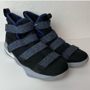 Lebron Soldier XI Gray & Blue Size 6.5Y